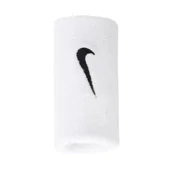 Ściągacze i opaski sportowe - Opaska na rękę NIKE SWOOSH DOUBLEWIDE WRISTBANDS 2 PK - miniaturka - grafika 1