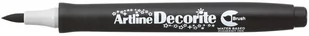 Marker permanentny, Decorite Brush, czarny - Dekoratorstwo - miniaturka - grafika 1