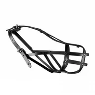 Kagańce dla psów - Dino Kaganiec skórzany nitowany 40 Amstaff 5908279713179 - miniaturka - grafika 1