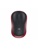 Myszki - Wireless optical mouse LOGITECH M185, Red, USB - miniaturka - grafika 1