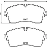Klocki hamulcowe - Klocki hamulcowe - komplet BREMBO P 44 028 - miniaturka - grafika 1