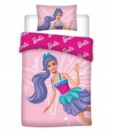 Pościel dla dzieci - POŚCIEL dziecięca BARBIE 100x135 cm niemowlęca - miniaturka - grafika 1
