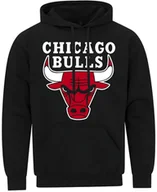 Bluzy męskie - BLUZA MĘSKA Z KAPTUREM CHICAGO BULLS DLA MĘŻA TATY PREZENT NADRUK S - miniaturka - grafika 1