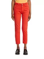 Spodnie damskie - ESPRIT Spodnie damskie 072EE1B302, 635/pomarańczowe czerwone, 27 - miniaturka - grafika 1