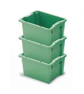 ALLIBERT Schoeller Pojemniki sztaplowalno-gniazdowe TELLUS 400x300x220 mm 7924.760.415 - Szafy i regały magazynowe - miniaturka - grafika 3