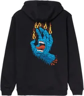 Bluzy męskie - bluza męska SANTA CRUZ PACE RITUAL HAND HOOD Black - miniaturka - grafika 1