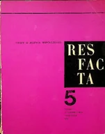 Książki o kulturze i sztuce - Teksty o muzyce współczesnej Resfacta 5 - miniaturka - grafika 1