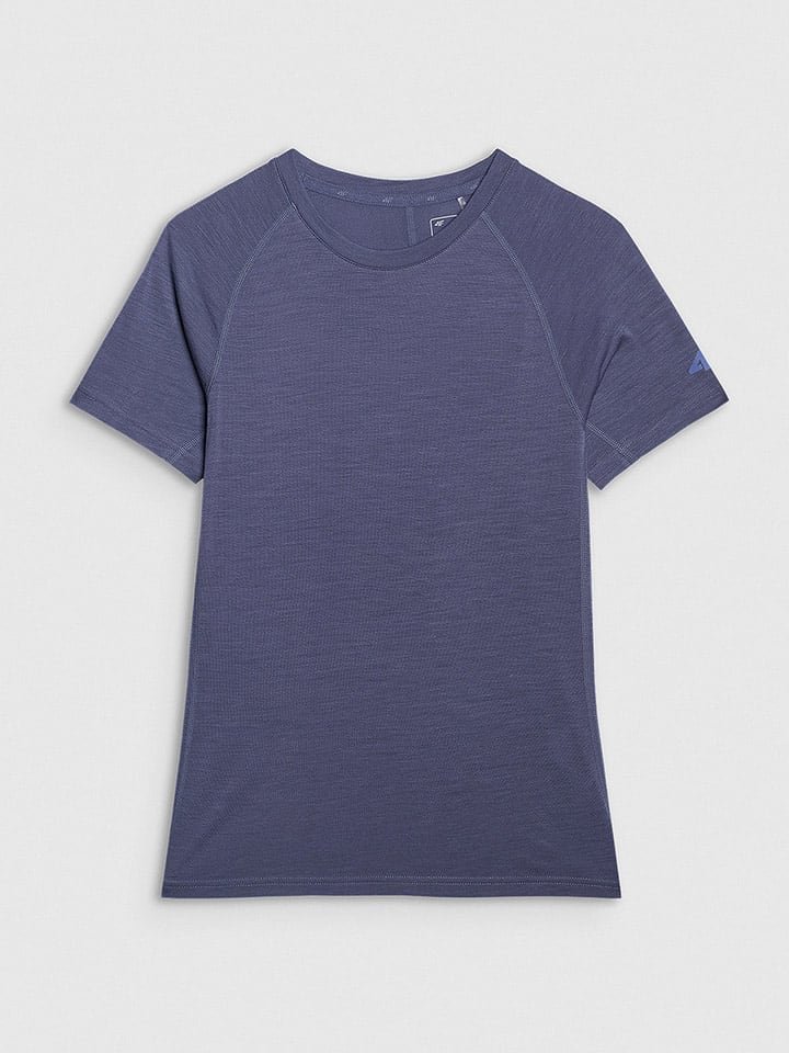 4F Koszulka sportowa w kolorze niebieskoszarym