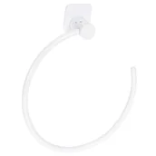 Wieszaki łazienkowe - KOOPMAN UCHWYT NA RĘCZNIKI OKRĄGŁY STAL 18CM BIAŁY 530831 - miniaturka - grafika 1