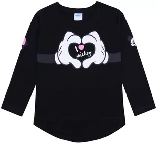 Czarna bluzka na długi rękaw Myszka Minnie DISNEY 128 cm - Bluzki damskie - miniaturka - grafika 1