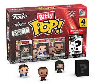figurki wwe bitty funko pop! 4 pack 2.5cm the undertaker british bulldog batista, - Figurki dla dzieci - miniaturka - grafika 1