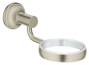 Grohe Essentials Authentic - Uchwyt do szklanki/mydelniczki, Brushed Nickel 40652EN1 - Wieszaki łazienkowe - miniaturka - grafika 1