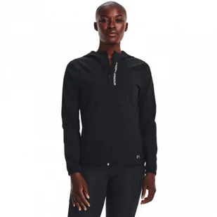 Damska kurtka do biegania Under Armour UA OutRun the Storm Jkt - czarna - Kurtki damskie - miniaturka - grafika 1