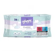 Chusteczki nawilżane - Bella Bella Baby Happy Chusteczki nawilżane Classic Sensitive do skóry wrazliwej 56szt - miniaturka - grafika 1
