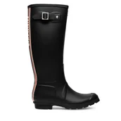 Kalosze damskie - Kalosze Hunter HFW-003 Czarny - miniaturka - grafika 1