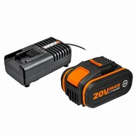 Ładowarki i akumulatory - WORX Zestaw akumulatorów z ładowarką WORX WA3604 (Li-Ion) 2_410932 - miniaturka - grafika 1