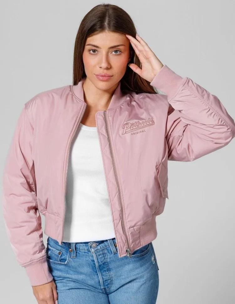 Damska kurtka PIT BULL ANGEL BOMBER WMN baby pink