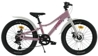 Rowery - Rower 20 Kands NICO różowo-biały mat rama 10" - miniaturka - grafika 1