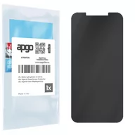 Szkła hartowane na telefon - Filtr prywatyzujący Privacy 7H do Apple iPhone 11 Pro Max - apgo Flexible Glass niepękający - miniaturka - grafika 1