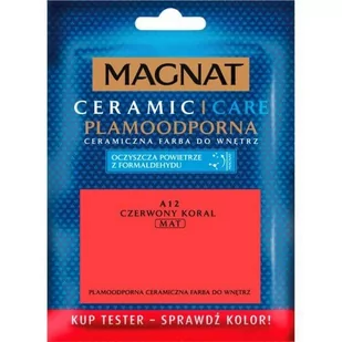 Magnat Care Tester koloru czerwony koral 30 ml - Farby wewnętrzne - miniaturka - grafika 1