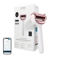 Pozostałe urządzenia kosmetyczne - Geske, Roller do mezoterapii igłowej twarzy i ciała 8w1 z aplikacją, złota - miniaturka - grafika 1