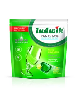 Ludwik ALL IN ONE KAPSUŁKI DO ZMYWAREK DOYPACK 25 SZT 74228495 - Środki do zmywarek - miniaturka - grafika 1