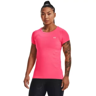 Koszulka damska Under Armour HG Armour SS - Koszulki sportowe damskie - miniaturka - grafika 1