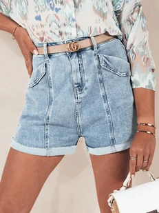 Spodenki damskie jeansowe DENIMCUTS niebieskie Dstreet SY0334-XS - Spodenki damskie - miniaturka - grafika 1