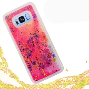 Zizo Liquid Glitter Star Case Etui Samsung Galaxy S8+ (Spring Flowers) - Etui i futerały do telefonów - miniaturka - grafika 3