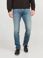 Spodnie męskie - Jack & Jones Dżinsy - Tapered fit - w kolorze niebieskim - miniaturka - grafika 1