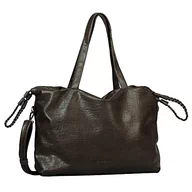 Torebki damskie - TOM TAILOR Damska torba na zakupy Liza Zip Shopper L, ciemny brąz - miniaturka - grafika 1