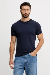 Trussardi t-shirt męski kolor granatowy gładki G0228000042N - Koszulki męskie - miniaturka - grafika 1