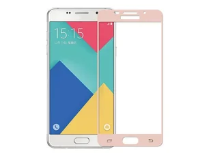 Samsung Szkło hartowane 3D cały ekran Galaxy A5 2016 Różowe - Szkła hartowane na telefon - miniaturka - grafika 6