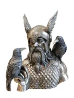 Figurki dekoracyjne - FIGURKA ODYNA Z KRUKAMI VERONESE – DLA FANA MITOLOGII NORDYCKIEJ - miniaturka - grafika 1