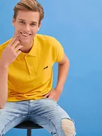 Koszulki męskie - Inside Męska koszulka polo, 42 EU, S-3XL - miniaturka - grafika 1