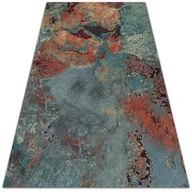 Dywany zewnętrzne - Dywan ogrodowy piękny wzór Skorodowany metal 150x225 cm - miniaturka - grafika 1