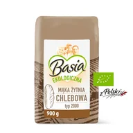Mąka - Basia Ekologiczna z Polski Mąka żytnia chlebowa typ 2000 900 g - miniaturka - grafika 1