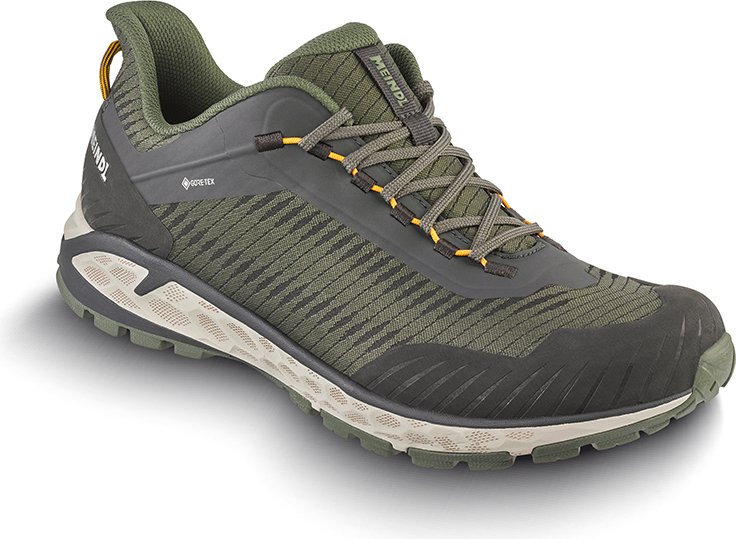Męskie buty trekkingowe Meindl Power Walker 4.2 oliwkowy/pomarańczowy