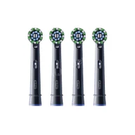 Końcówki do szczoteczek elektrycznych - ORAL-B PRO Cross Action Black EB50RX-4 końcówki do szczoteczki elektrycznej ORAL-B 4 sztuki - miniaturka - grafika 1