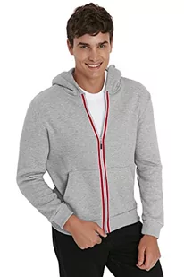 TRENDYOL Męska bluza - granatowa - regularna, Szary, XL - Bluzy męskie - miniaturka - grafika 1