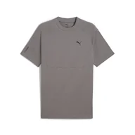 Koszulki sportowe męskie - Męska koszulka PUMATECH PUMA Cast Iron Gray - miniaturka - grafika 1
