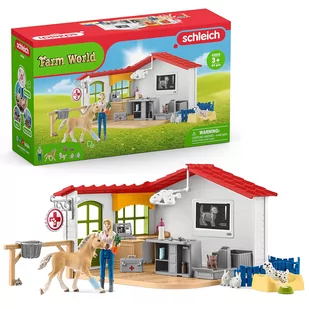 Schleich 42502 Klinika weterynaryjna ze zwierzętami - Figurki dla dzieci - miniaturka - grafika 2