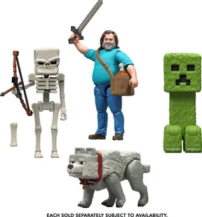Mattel Minecraft filmo figūrėlė JFR44 - Figurki dla dzieci - miniaturka - grafika 1
