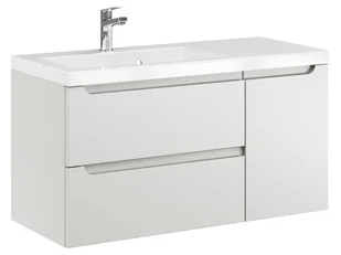 Szafka Wisząca Z Umywalką ETH 90 cm D Lewa - Kaszmir Mat - Szafki łazienkowe - miniaturka - grafika 1