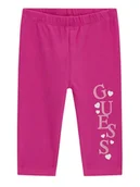 Spodnie i spodenki dla dziewczynek - Guess Legginsy K6GB01 J1314 Różowy Slim Fit - miniaturka - grafika 1