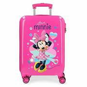 Walizki - Disney Love Minnie walizka kabinowa różowa, Rosa (różowy) - mp-7360 - miniaturka - grafika 1