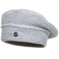 Czapki damskie - Beret damski KORNELIA Jasny szary - miniaturka - grafika 1