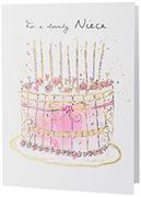 Kartki okolicznościowe i zaproszenia - Piccadilly Greetings Group Ltd Nowoczesna siostrzenica kartki urodzinowej - 20 x 15 cm - pozdrowienia Piccadilly A10902 - miniaturka - grafika 1
