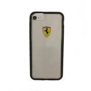 Etui i futerały do telefonów - Ferrari Hardcase FEHCRFP7BK iPhone 7 przezroczysty/czarny FEHCRFP7BK - miniaturka - grafika 1