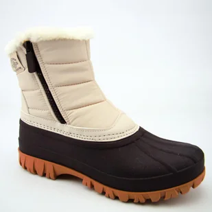 Lee Cooper LCJ-24-44-2867 Śniegowce damskie buty zimowe ocieplane - Śniegowce damskie - miniaturka - grafika 1